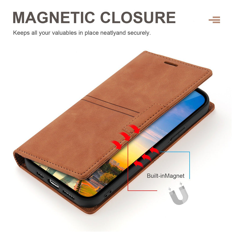 Boîtier de protection magnétique pour téléphones portables