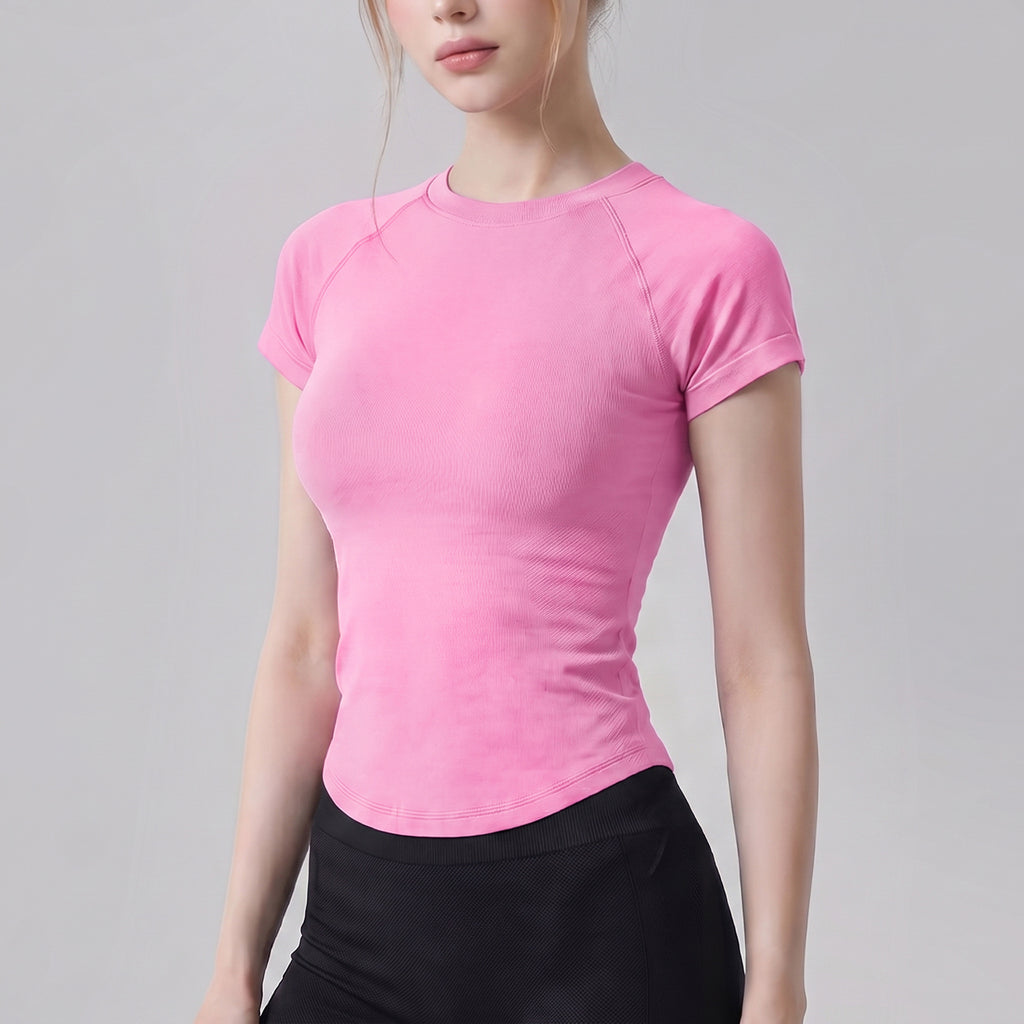 T-shirt d'entraînement pour femmes à séchage rapide