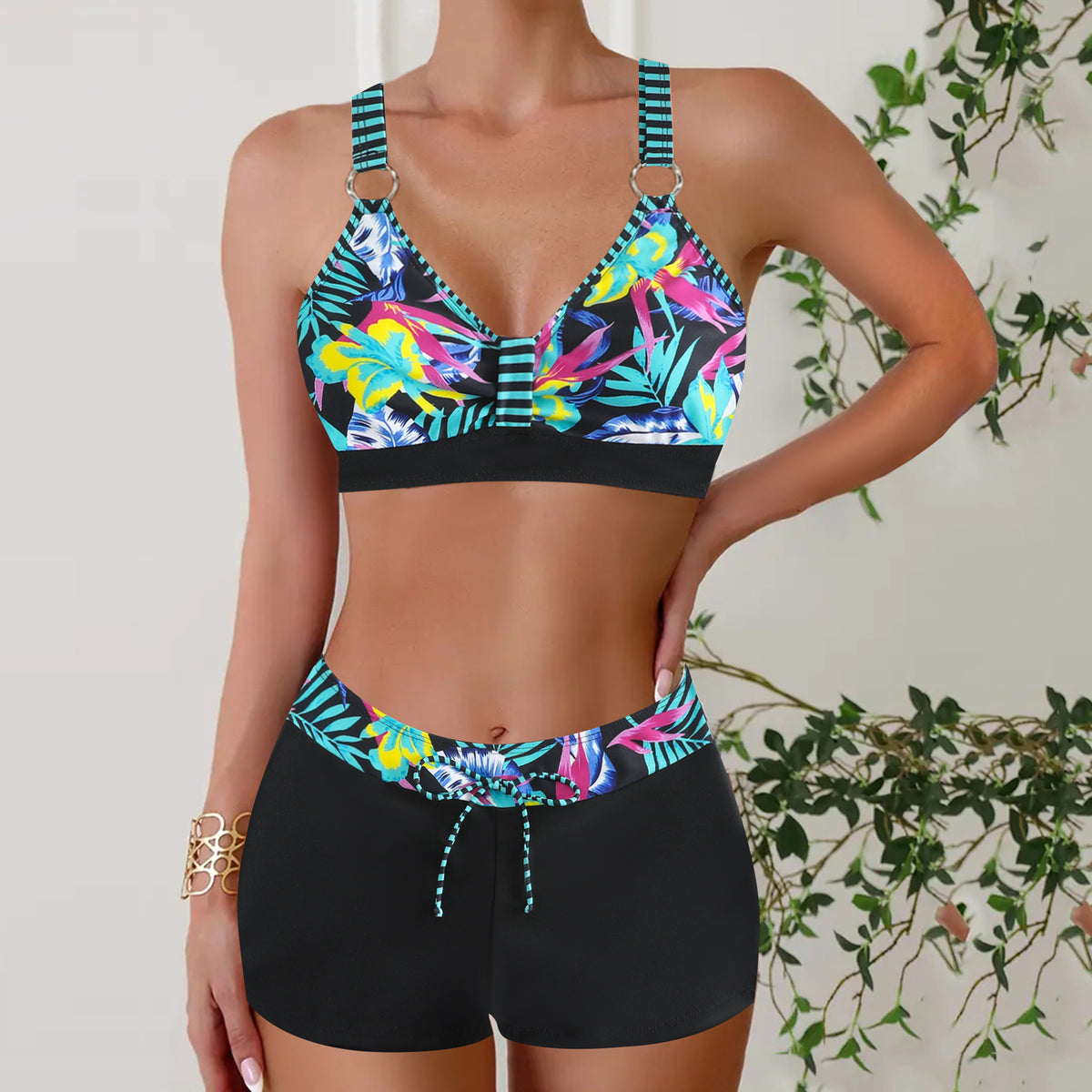 Bikini deux-pièces avec un slimming
