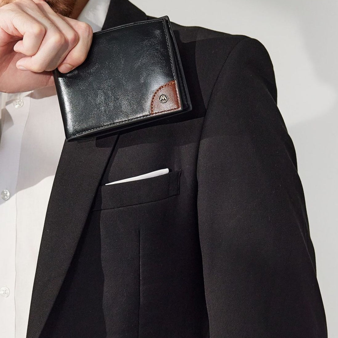 Multi-fonctionnel Rfid Antivol Swiping High Sense Portefeuille Homme