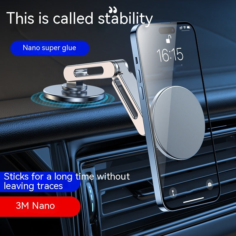 Support magnétique de téléphone voiture suspension écran voiture 360 degrés rotative alliage en aluminium en métal