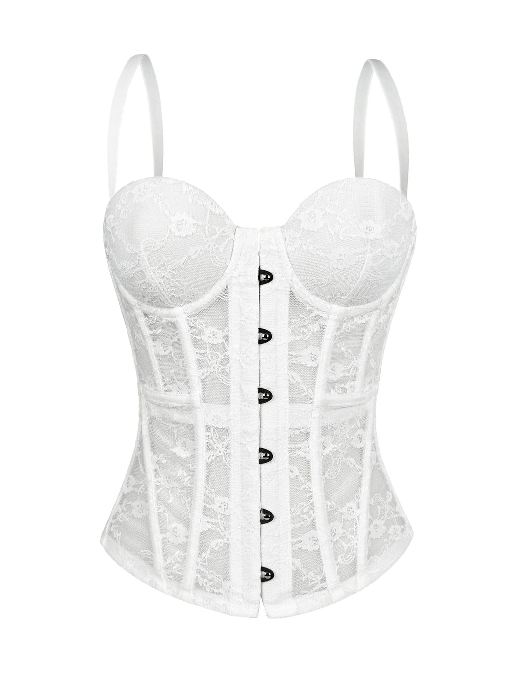Dentelle brodée en os de poisson Corset Slimming Camisole Pure Desire Tube Top Outfit Fishbone Vers