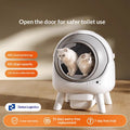 Boîte à litière intelligente entièrement fermée