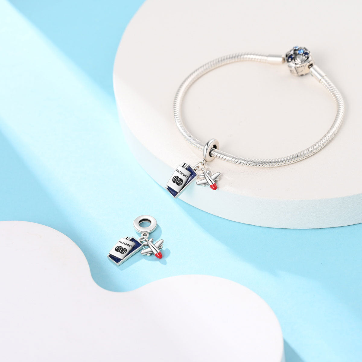 World Travel Series Collier pendentif bricolage et accessoires bracelet