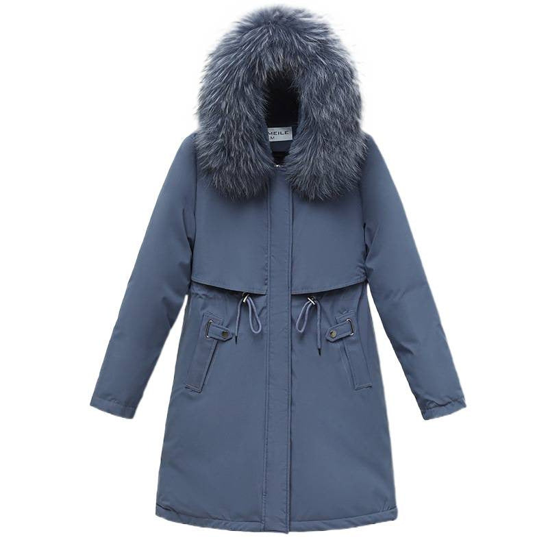 Coat d'hiver rembourré de mi-longueur pour femmes