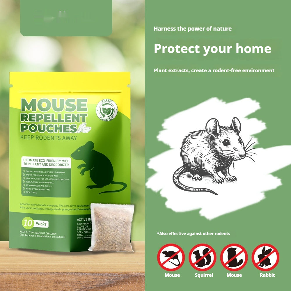 Car Peppermint Cinnamon Plant Huile essentielle Sachet Sac résistant aux rats