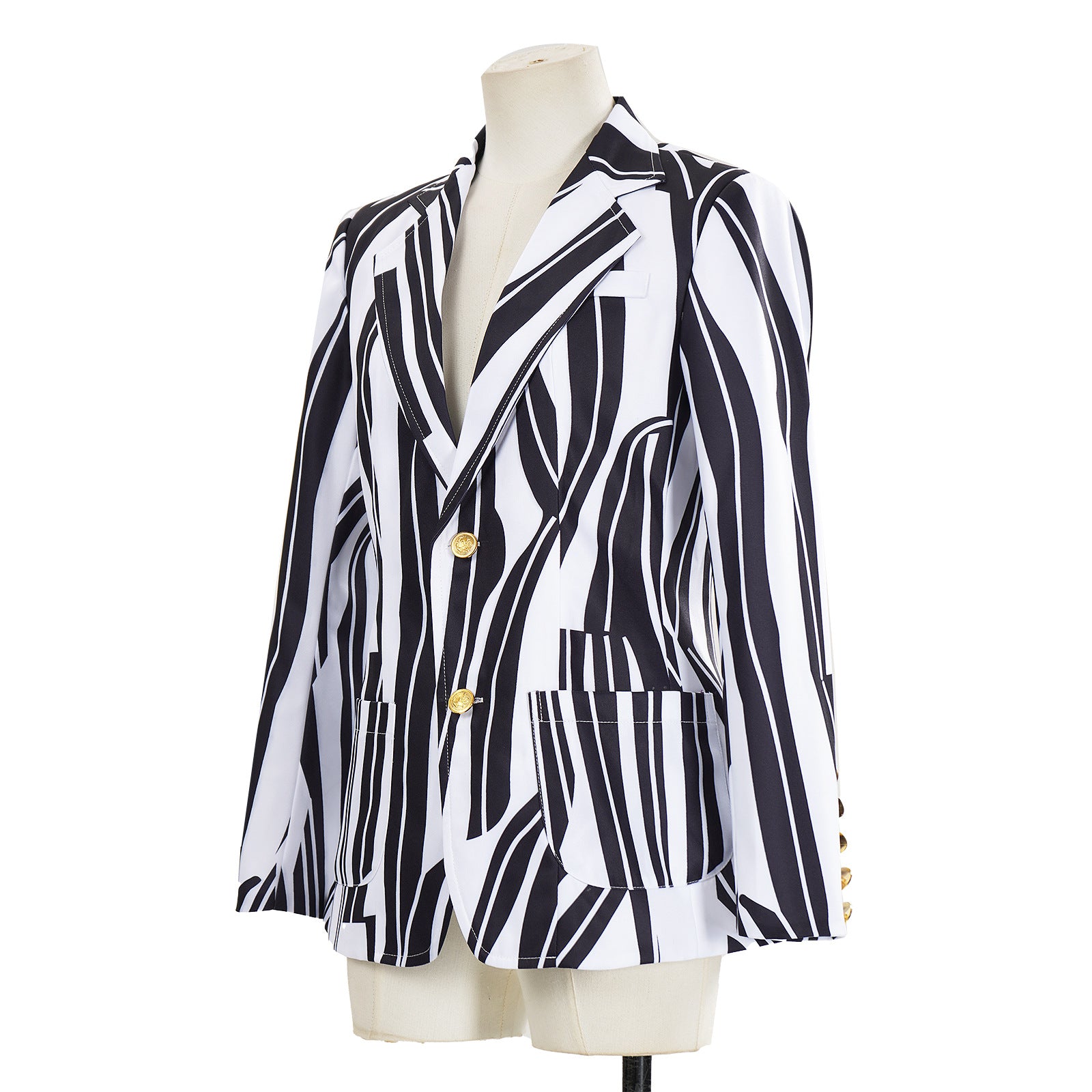 Rédacteur en chef Style Petite combinaison rayée pour femmes