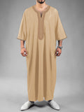 Robe masculine marocaine ethnique à impression numérique 3D