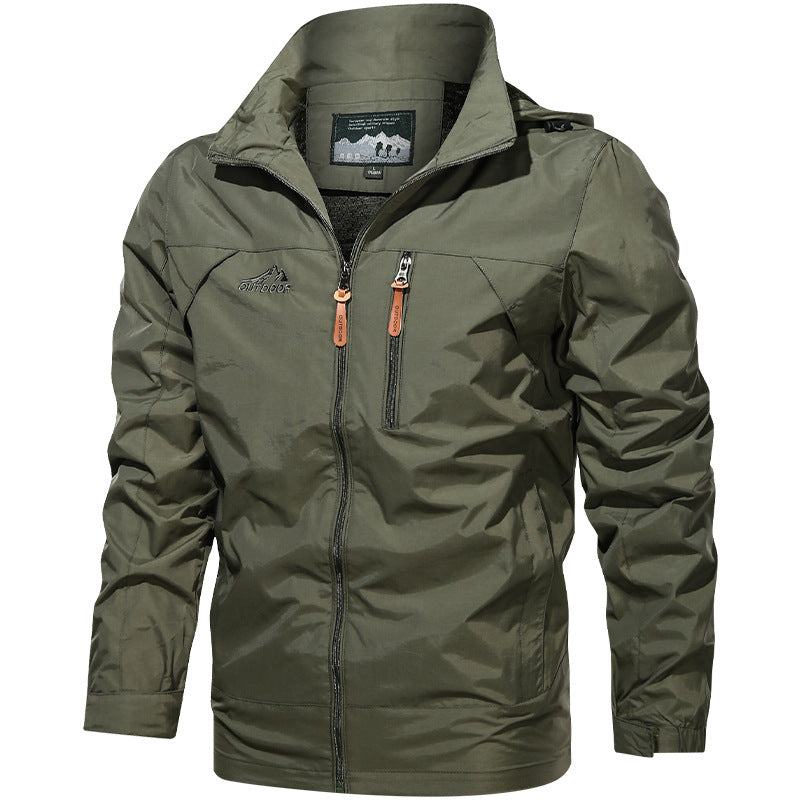 Homme Mode Casual Outdoor Veste Windproof
