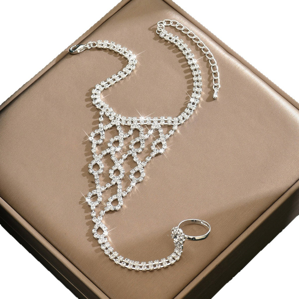 Style cristal Zircon cheville géométrique
