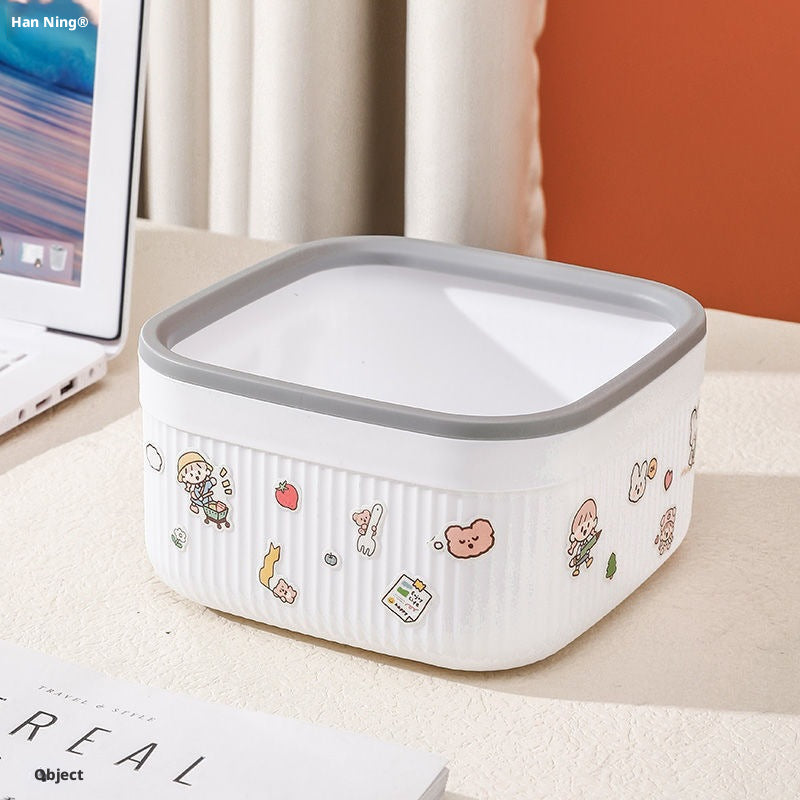 Luxury bureau poubelle sans blanc autocollant-1 pièce