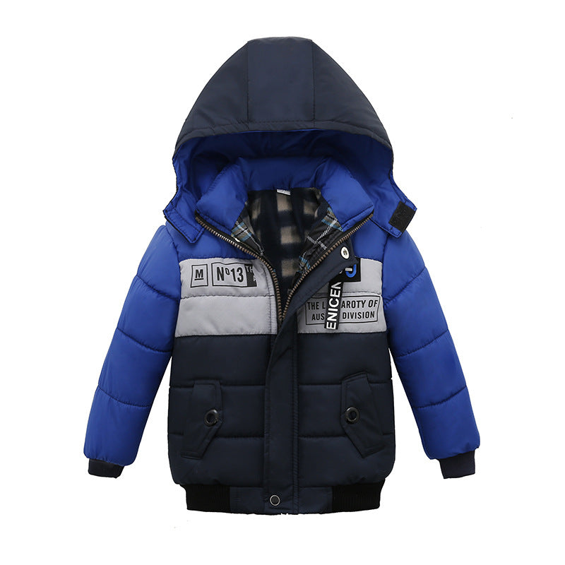 Vestes en coton pour petits et moyens garçons