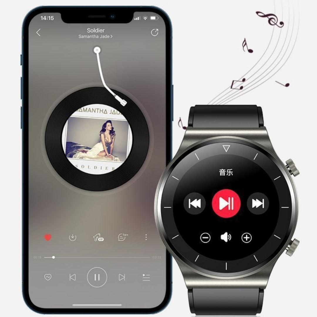 Smartwatch Vendeur Huaqiangbei GT Message de paiement hors ligne Rappel Santé Détection Sports