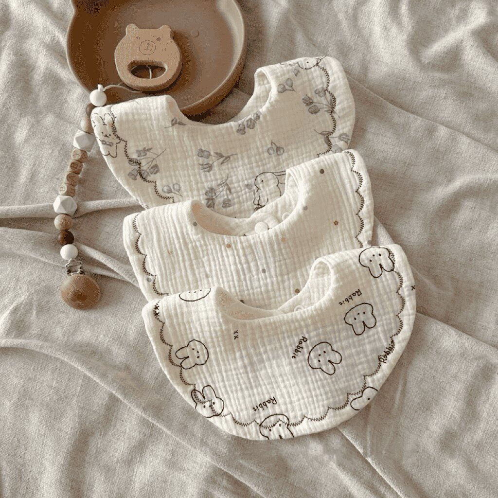Bébé nouveau-né pour garçons et filles Absorbent fait de coton pur à six couches