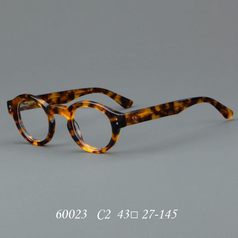 Cadre en tôle République de Chine style Monture ronde Myopia Verres Cadre Non-prescript