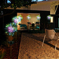 2Pcs Solar Powered Starburst Lights 240 LEDs Firework Lampe Jardin Chemin Lumières Decor pour Sp