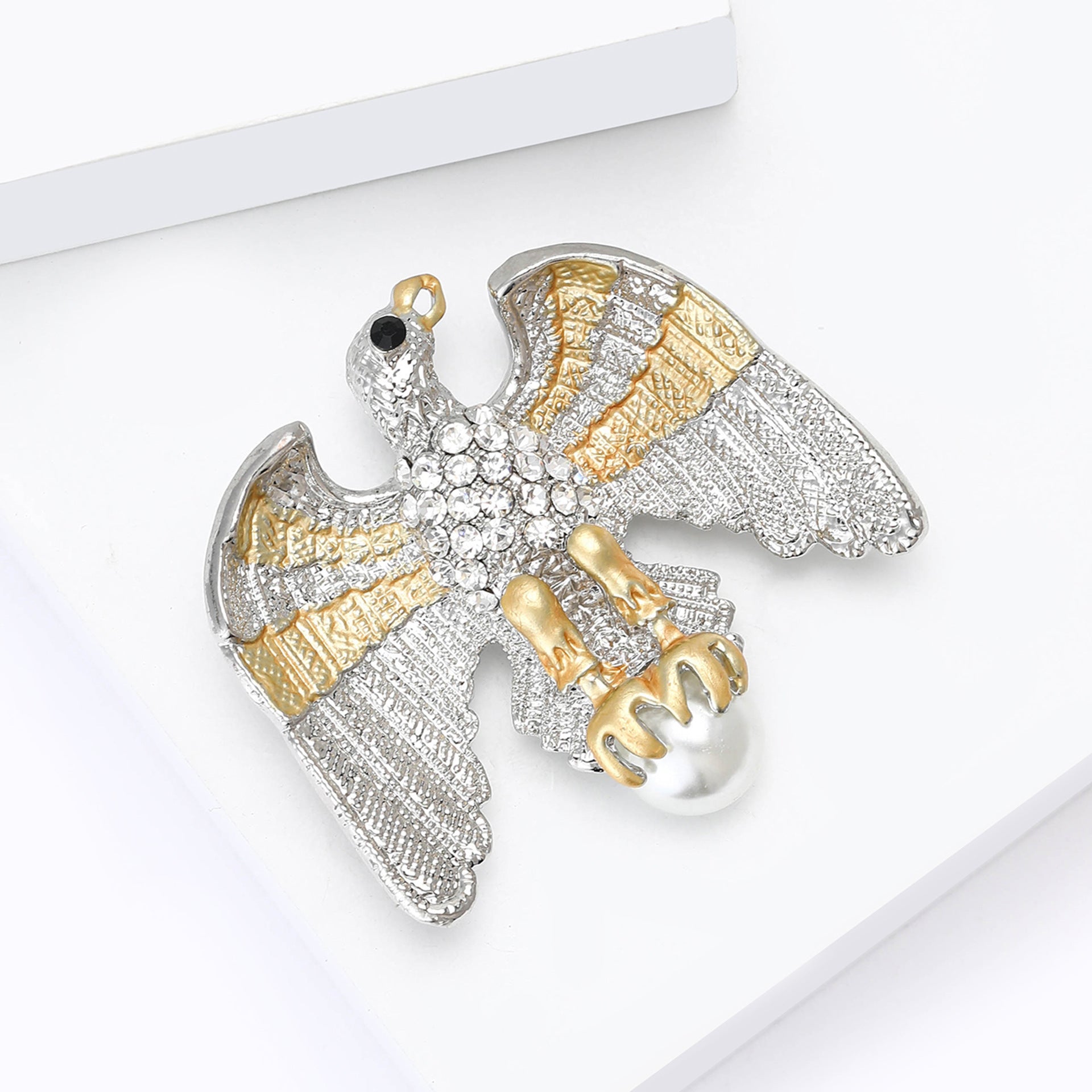 Fashion Alloy Strass Eagle Brooch