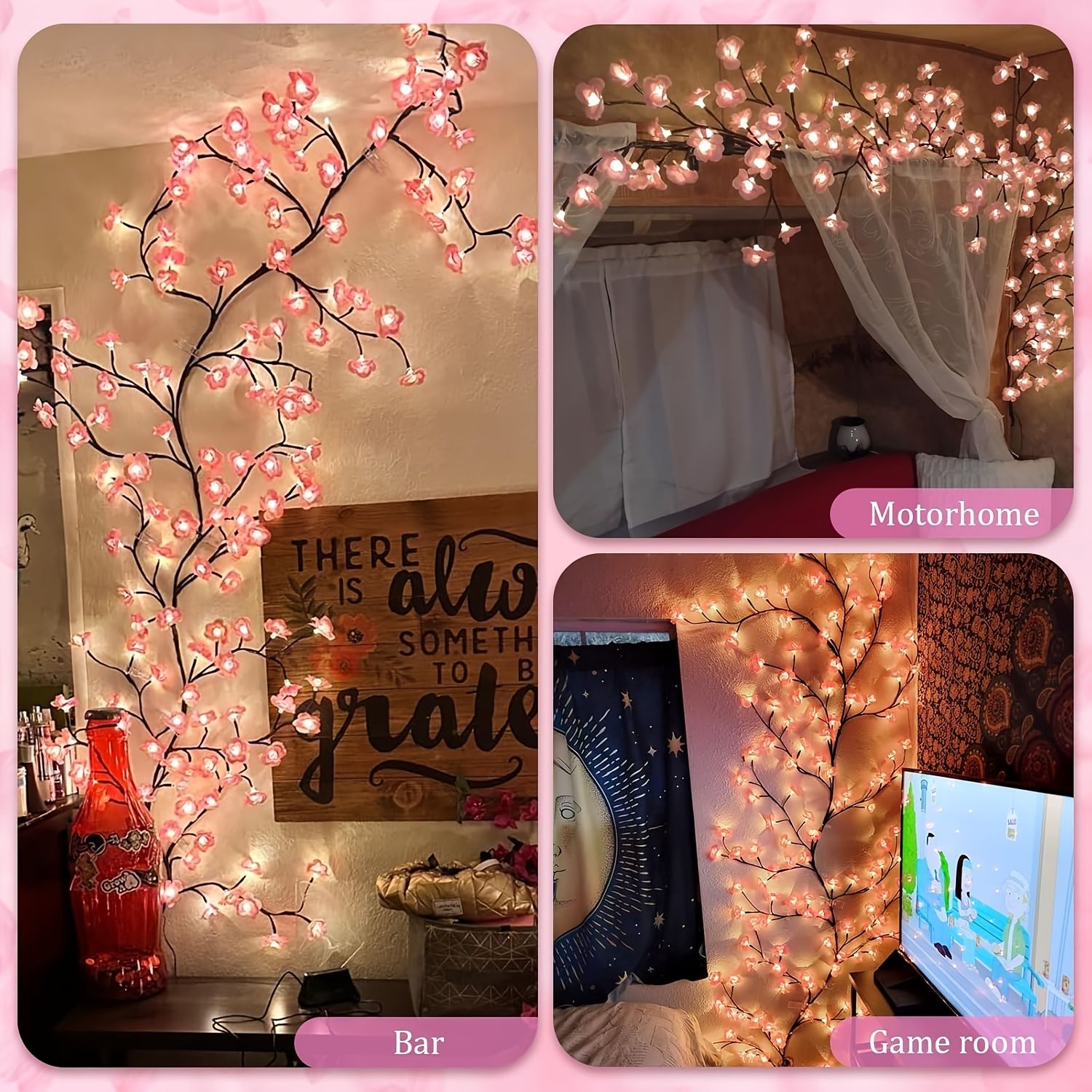 Lumières de branche d'arbre LED pour le mur