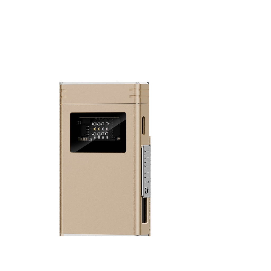 Power Bank Lighter Creative Personality USB Electronic Lighter Metal Double