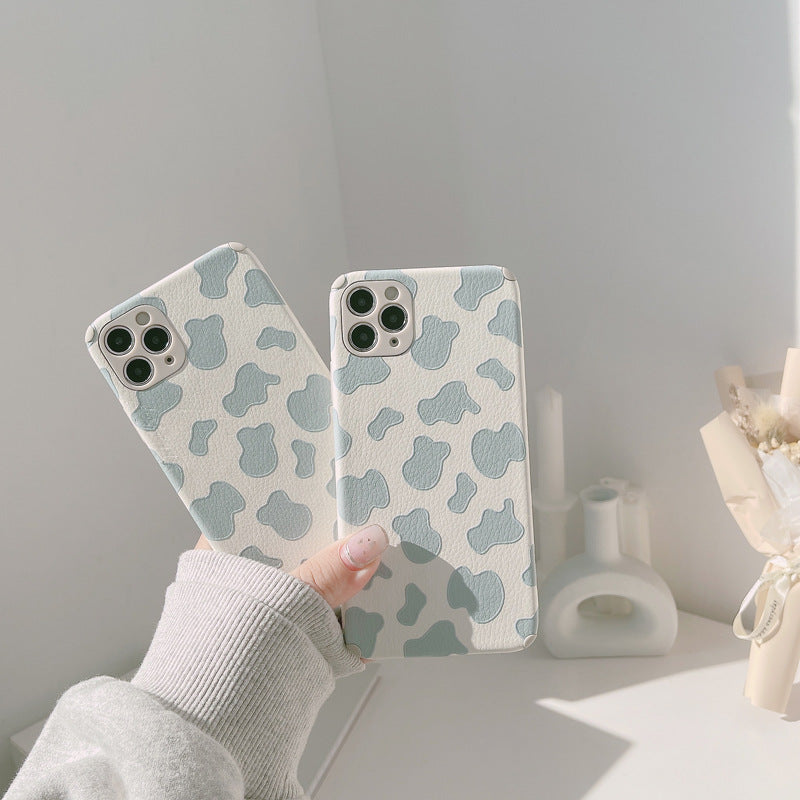 Hangeng Cow Silicone Cas de téléphone portable