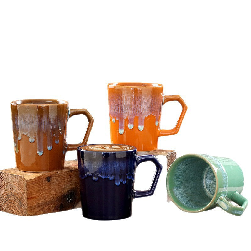 Céramique tasse de café 300 Ml KilnFlowing tasse de glaçage tasse à boire