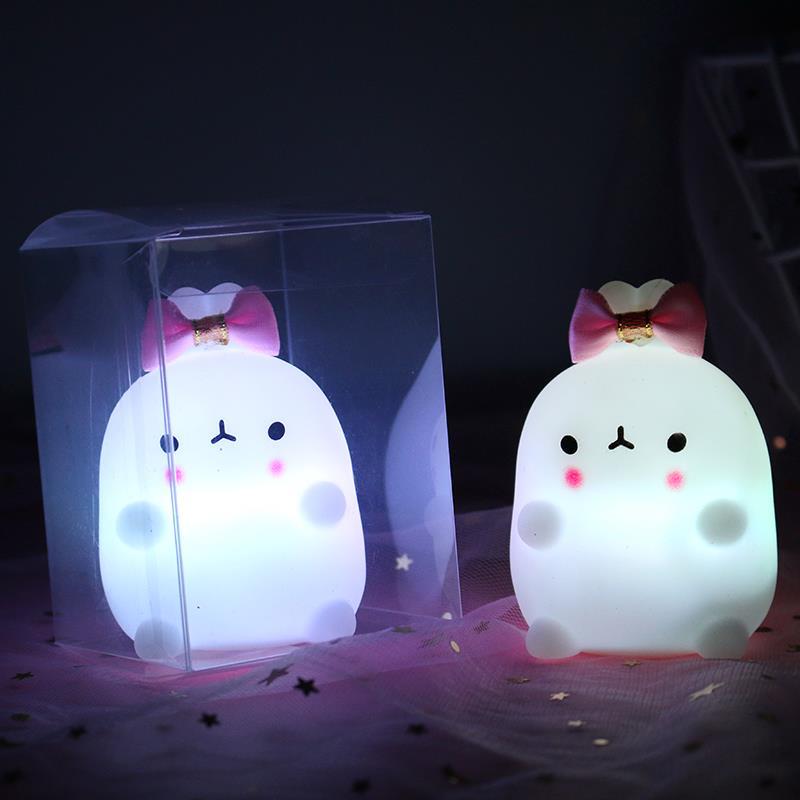 École primaire maternelle Tanabata cadeau mignon lapin lumière de nuit