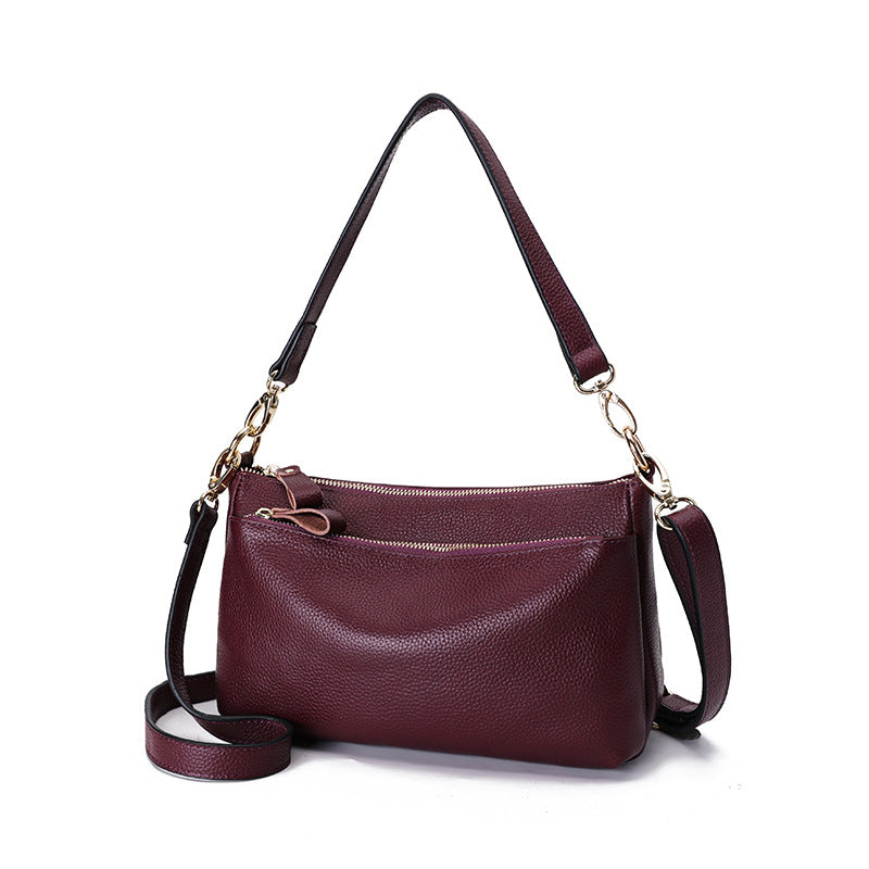 Sac de cow-hide à grains entiers pour femmes