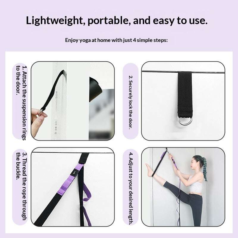Spot Yoga Stretching Resistance Band Intérieur Soft Stretch Split Horse Training Rope Fitness