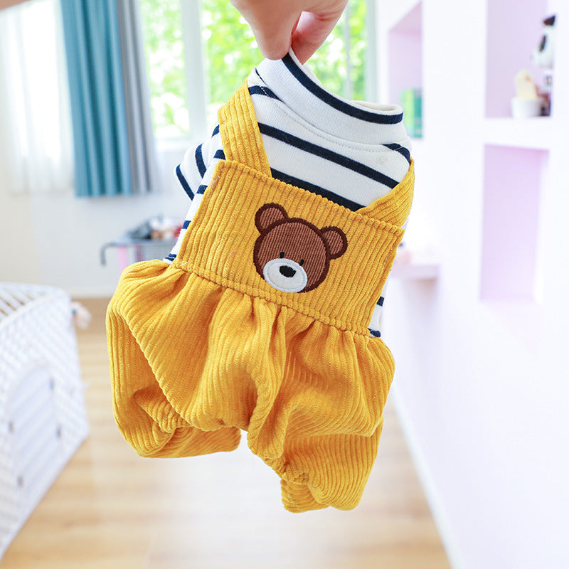 Vêtements pour chiots en peluche Vêtements pour chiens à quatre pattes