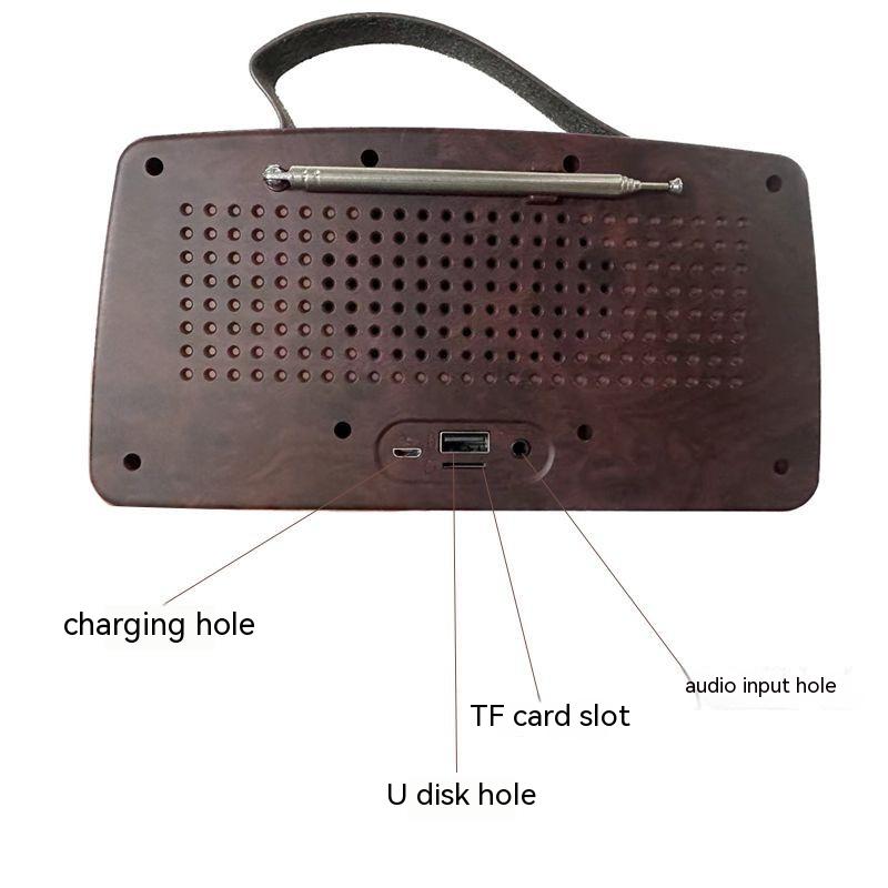 Two-channel stereo radio for seniors