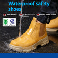 Chaussures de travail étanches anti-smashing et anti-pénétration en acier à quatre saisons