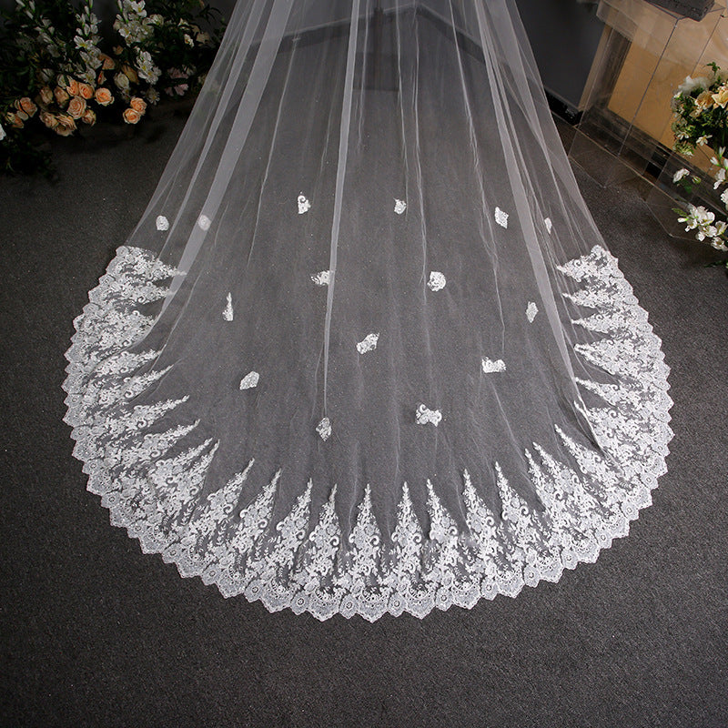 Dentelle Dentelle Robe de mariée Trailing