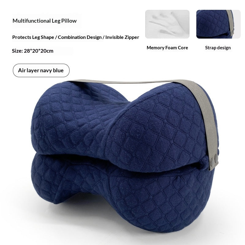 Oreiller de jambe en mousse mémoire pour dormir pour soulager l'élévation du pied