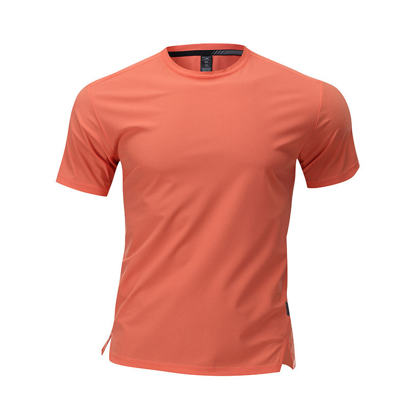 T-shirt en soie glacée à manches courtes pour hommes et femmes