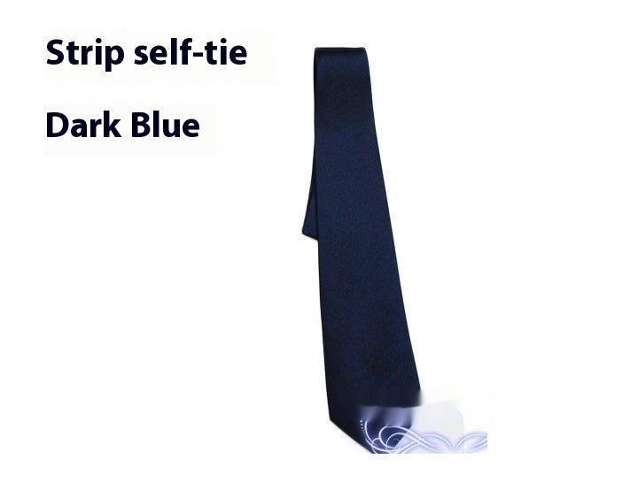 8CM Tie hommes formelle porter des affaires noir combinaison main travail