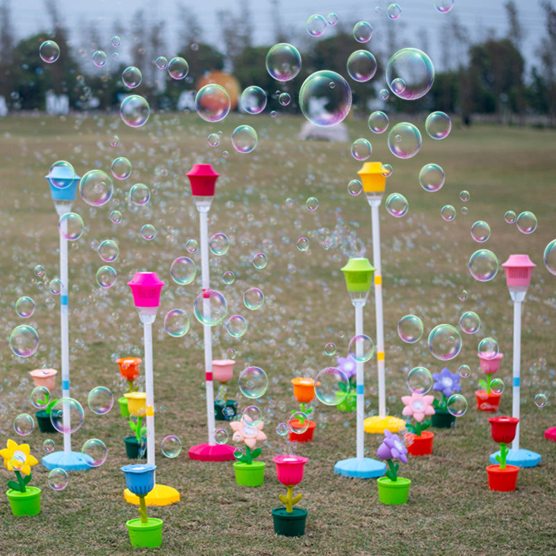 Jouet de machine à bulles entièrement automatique de lumière de rue
