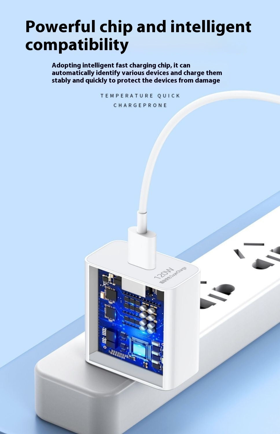 Câble de données à charge rapide 6A de type C
