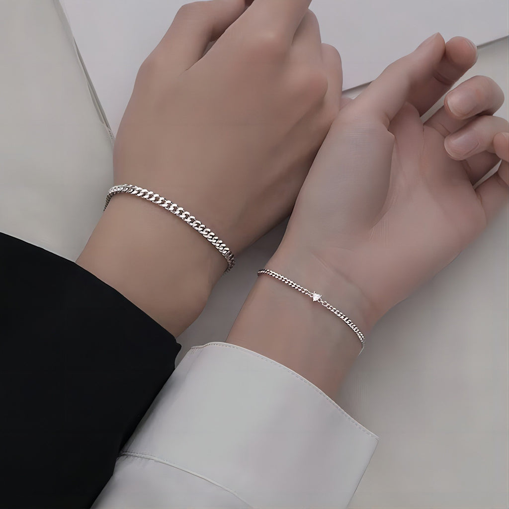 Bracelet homme et femme en acier inoxydable de style européen et américain