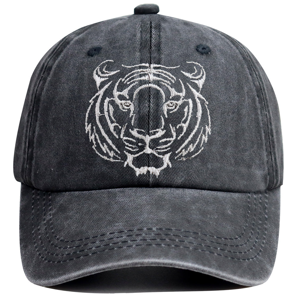 Casquette de baseball brodée vintage 2pcs de Tigre - Hull City La Coupe du Monde de Tigres Soccer