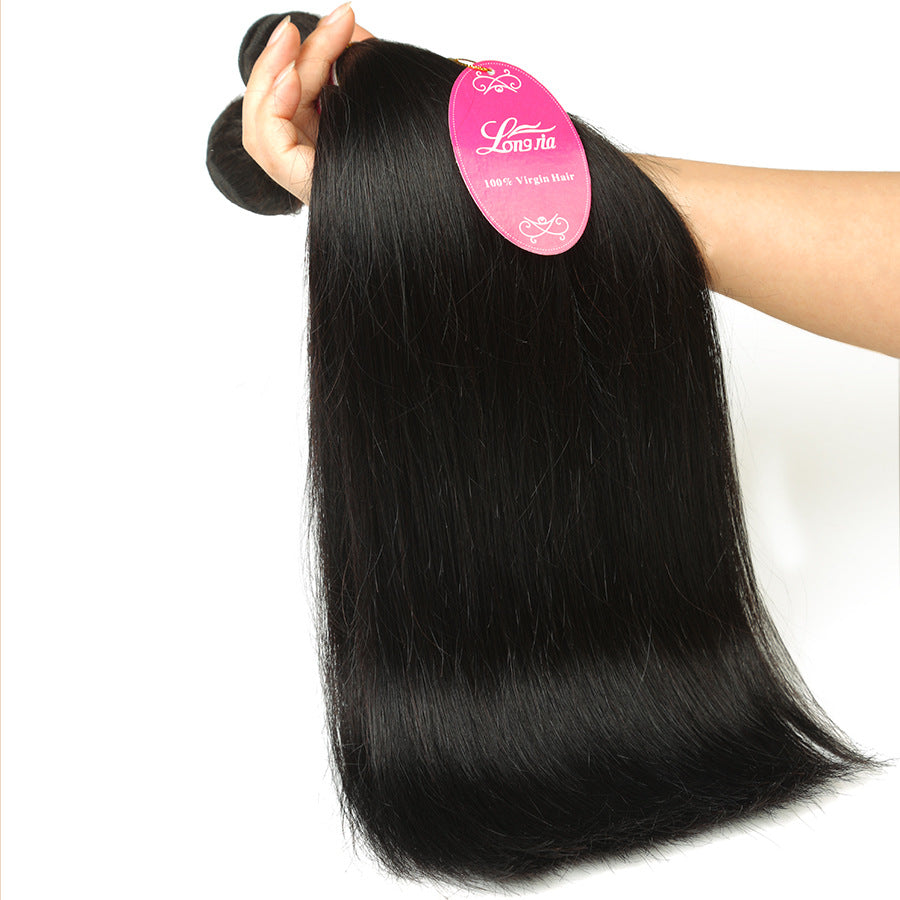 Véritables Perruques de cheveux humains inversées et couleur naturelle