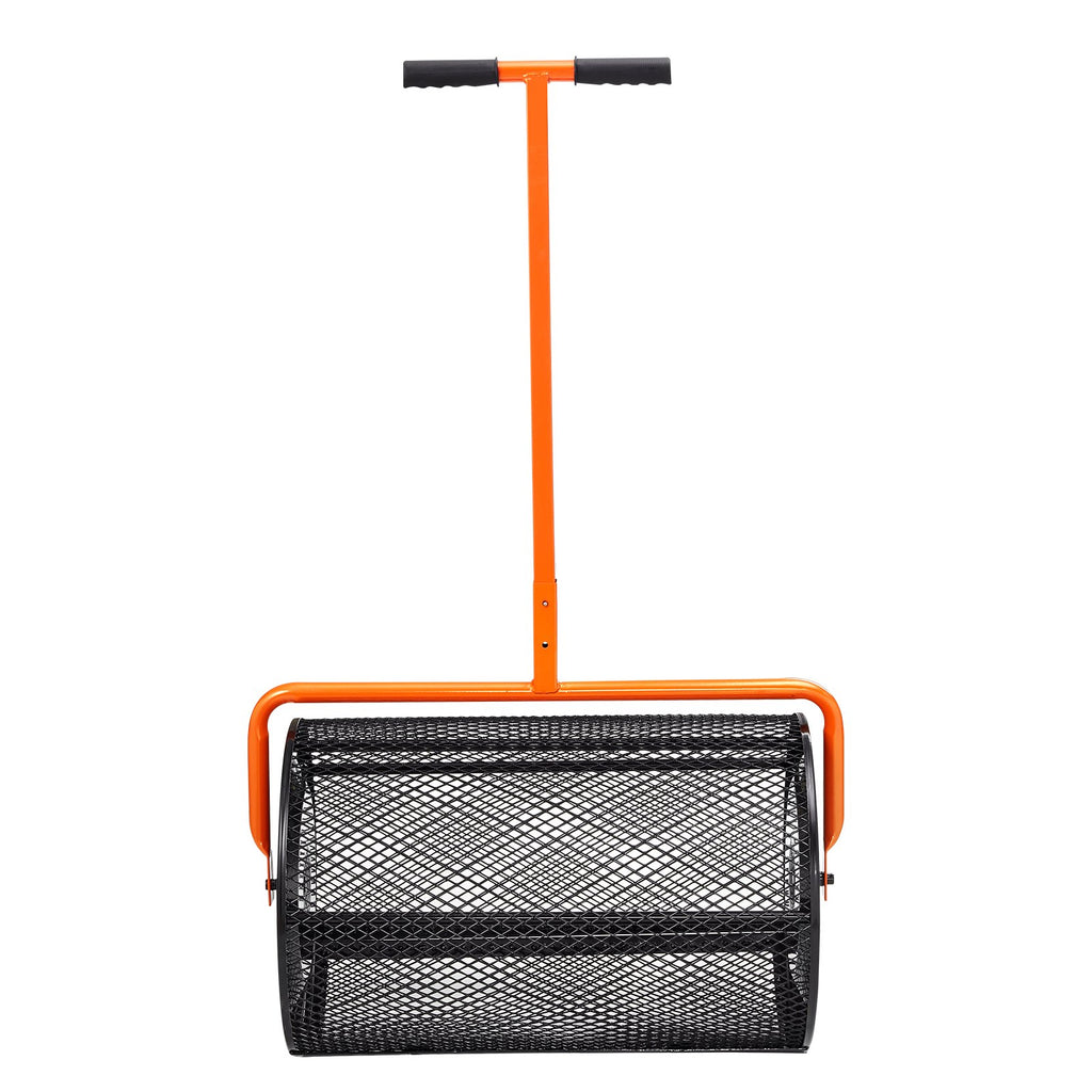 VEVOR Compost Spreader Tourbe Moss Spreader 24 pouces large hauteur réglable pelouse & jardin Spr