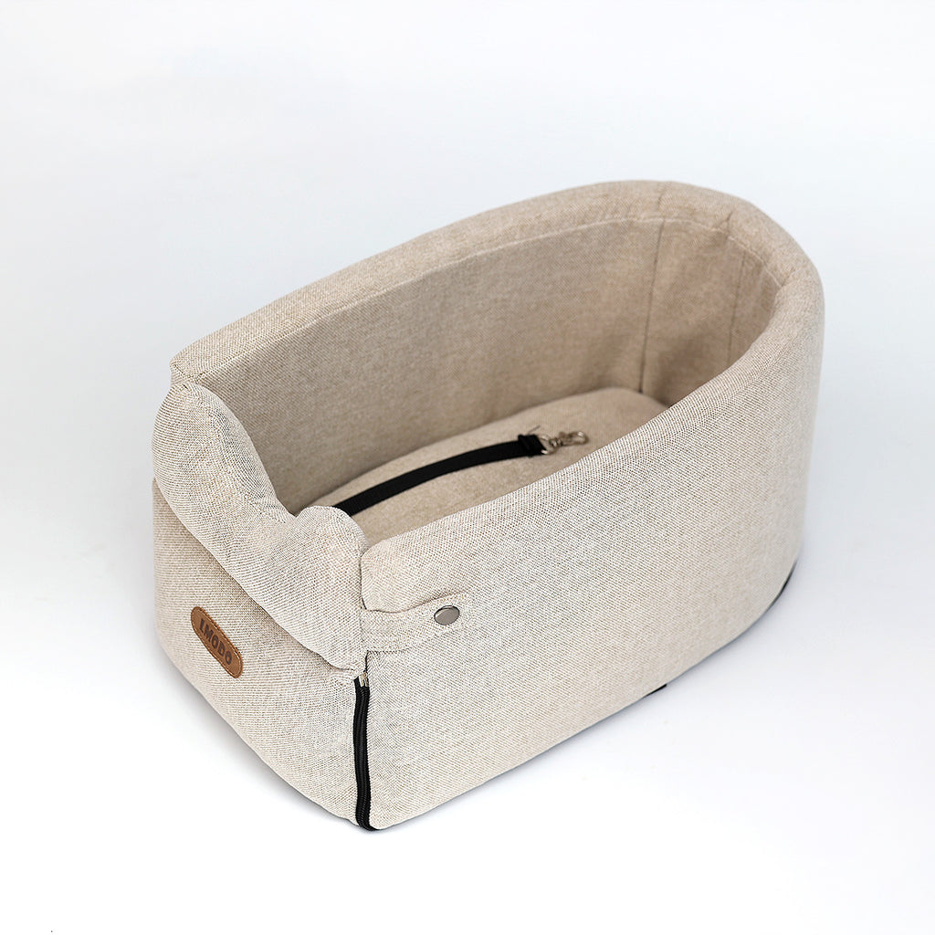 Car Central Dog Siège de voiture Lit Portable porte-chien pour petits chiens et chats Sécurité Voyage Ba