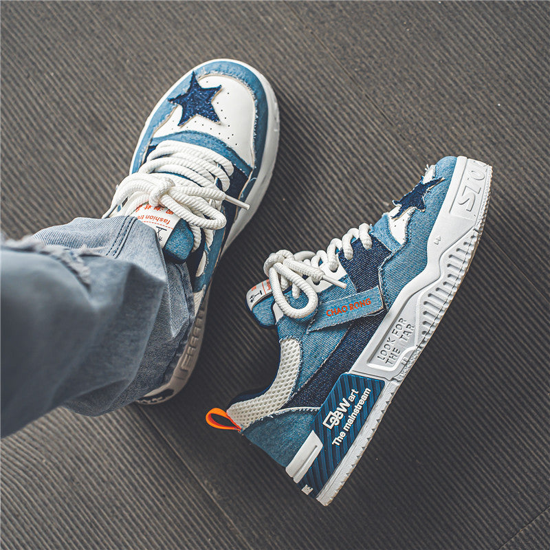 Respirant Casual Canvas Chaussures plates Hommes