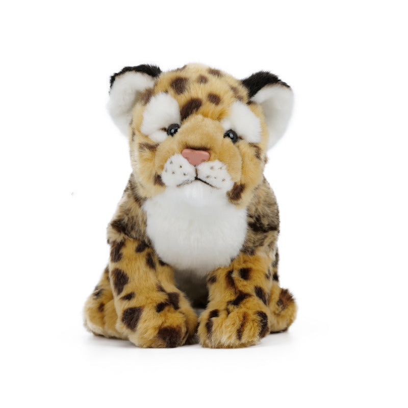 Jouet en peluche de léopard sauvage mignon