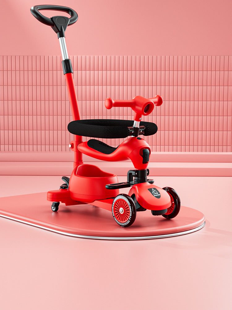Scooter bébé peut s'asseoir pousser ou glisser