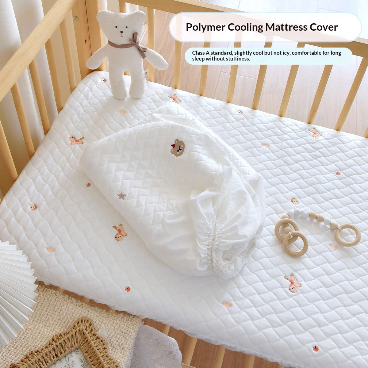 Couverture de matelas pour le refroidissement d'été des nouveaux-nés