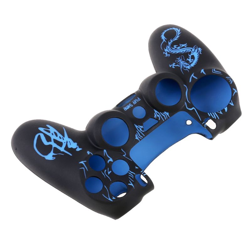 Laser Camouflage Silicone Manches en caoutchouc Motif Dragon Manche de protection