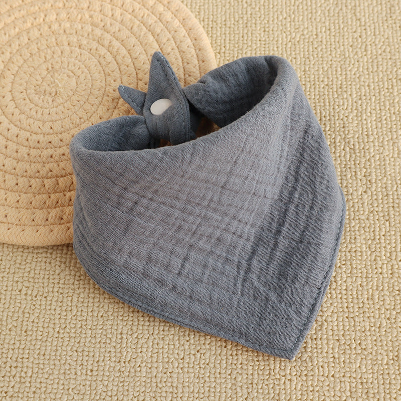 Bandanas de chien beige couleur unie avec snap réglable bouton coton animal de mariage solide engagement