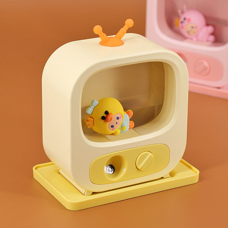 Creative Home Desktop Small TV Shape Humidifier Atmosphère Lumières
