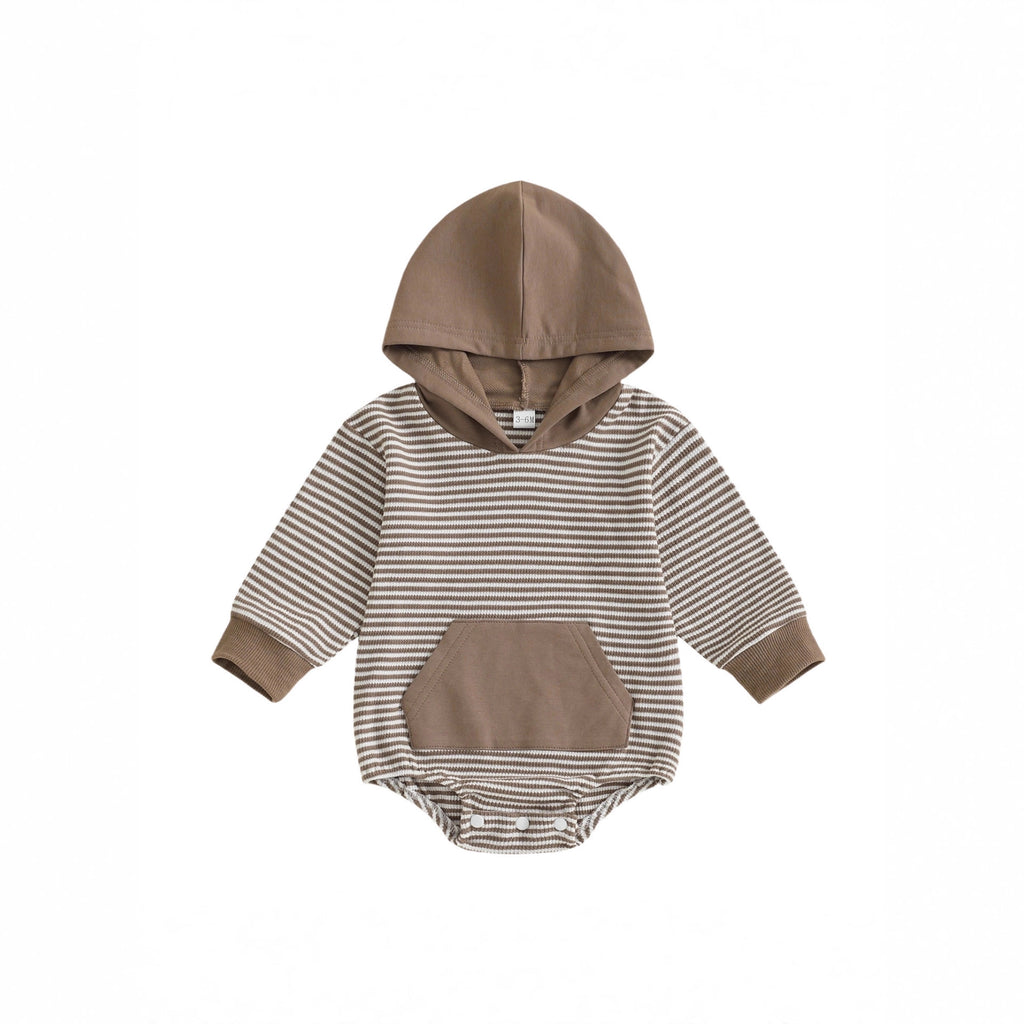 Romper rayé à manches longues pour enfants